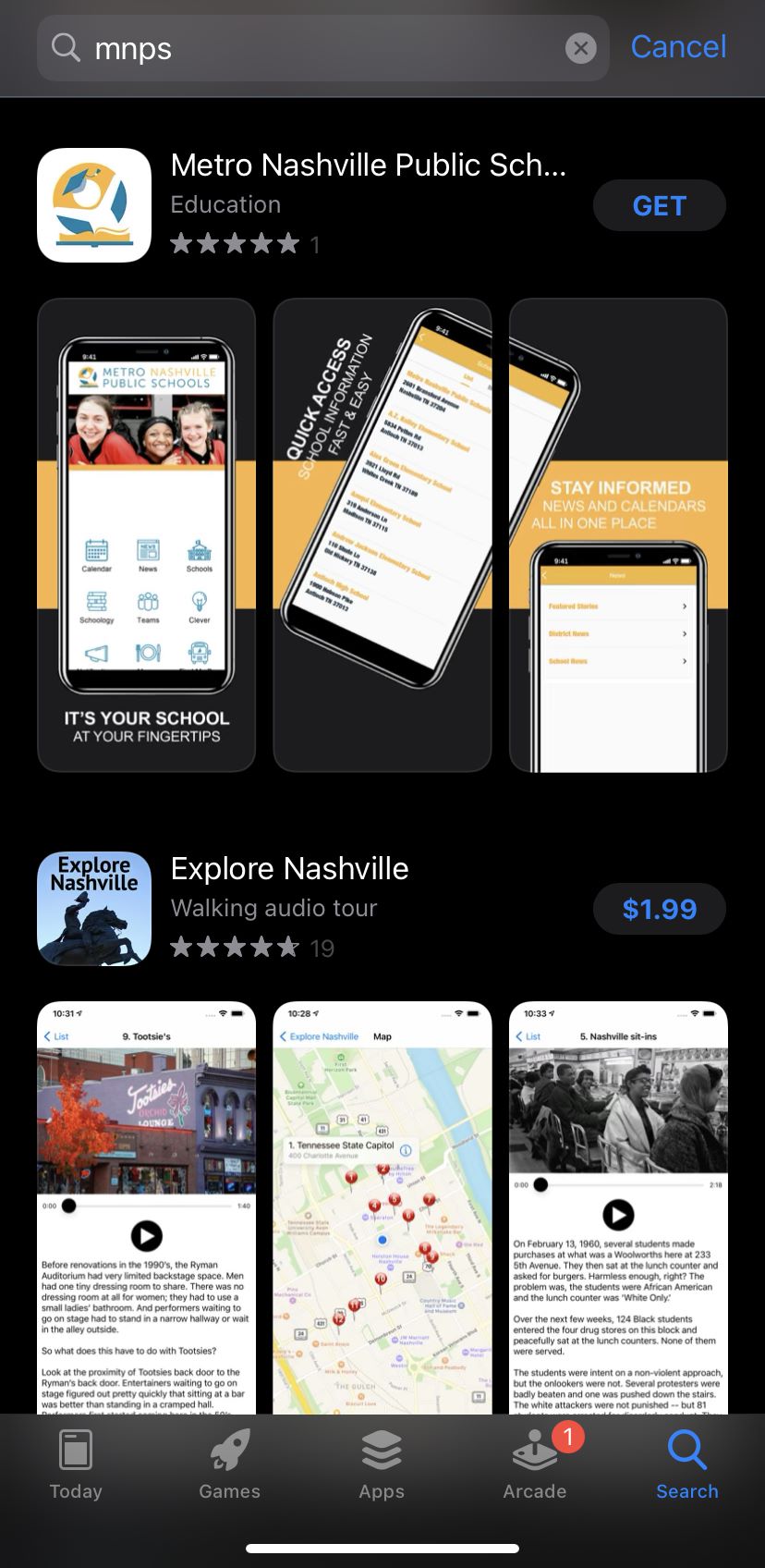 MNPS Mobile App Thomas A. Edison Elementary School